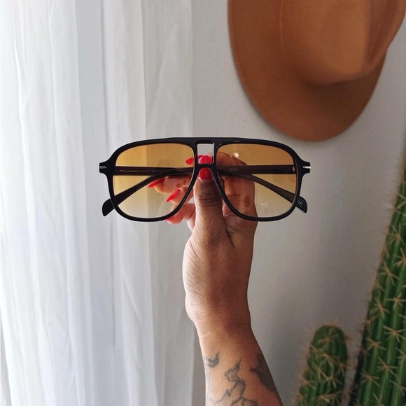 Vintage Style Aviator Sunglasses - Picture 2 of 7